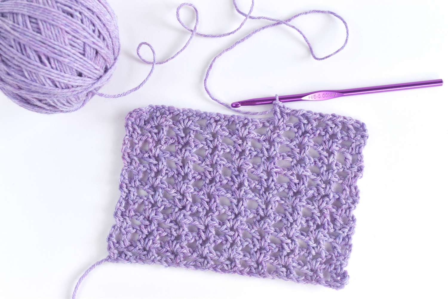 Crochet brick stitch